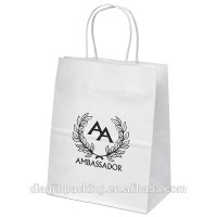 Eco friendly custom printed kraft paper packaging bag bags with your own logo