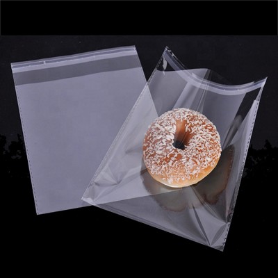 Custom Printed Packaging Plastic Bags Transparent Self Adhesive For Cookie bag Opp Bags