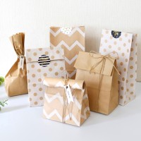 Wholesale Gift Bags Creative Candy Bags Cowhide Baking Gift Packaging Bags Sets